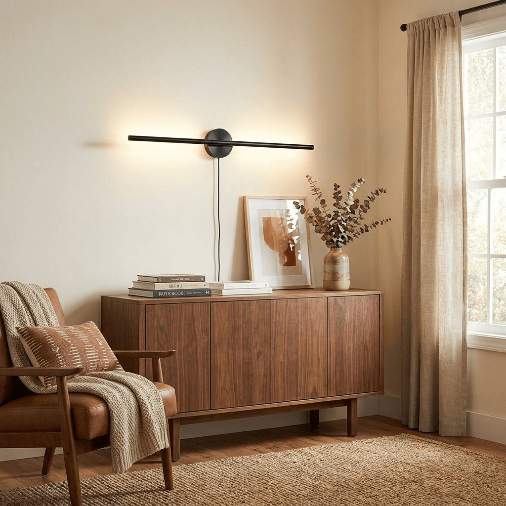 Seraphina Linear Plug-in Wall Sconce