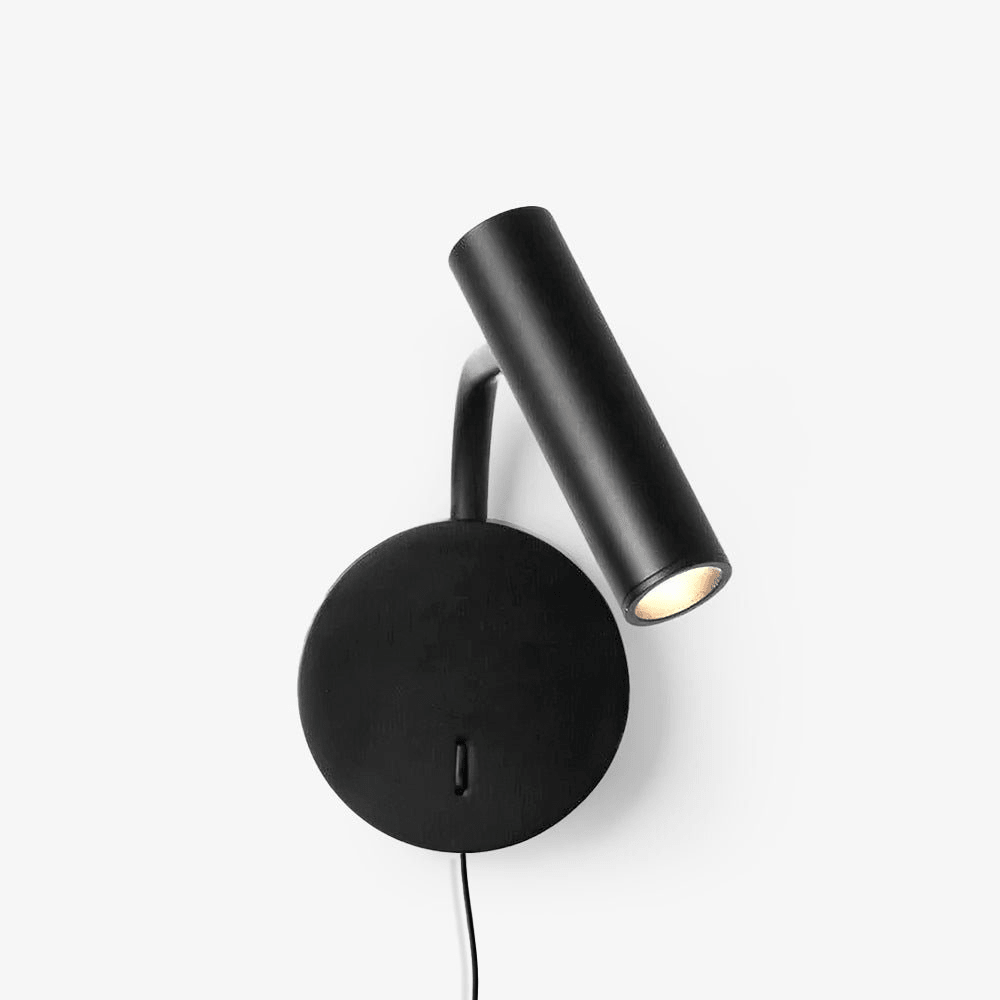 Minimalist Disc Plug-in Wall Sconce