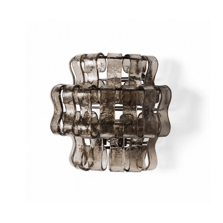 Valena Ripple Glass Wall Sconce