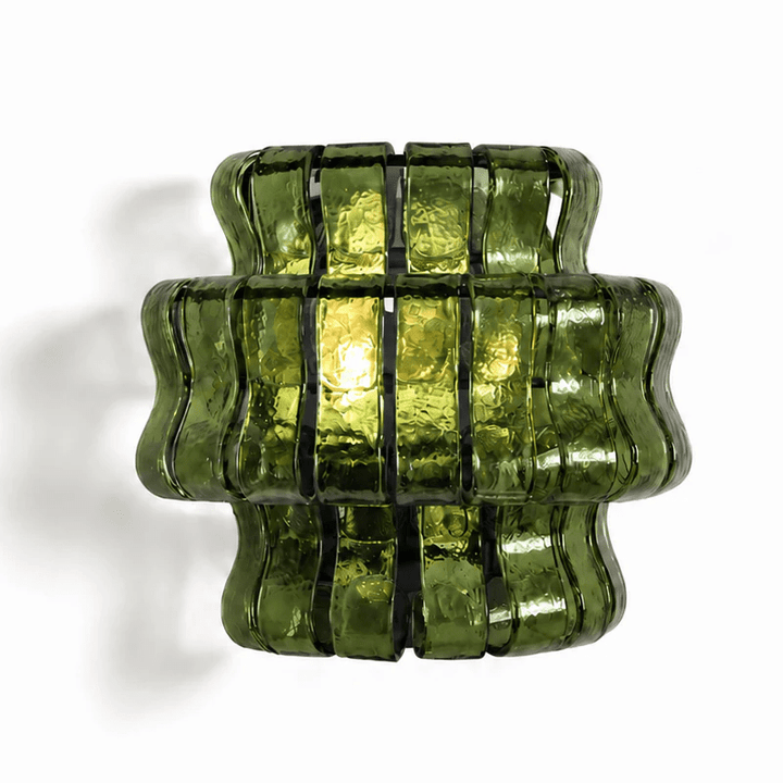 Valena Ripple Glass Wall Sconce