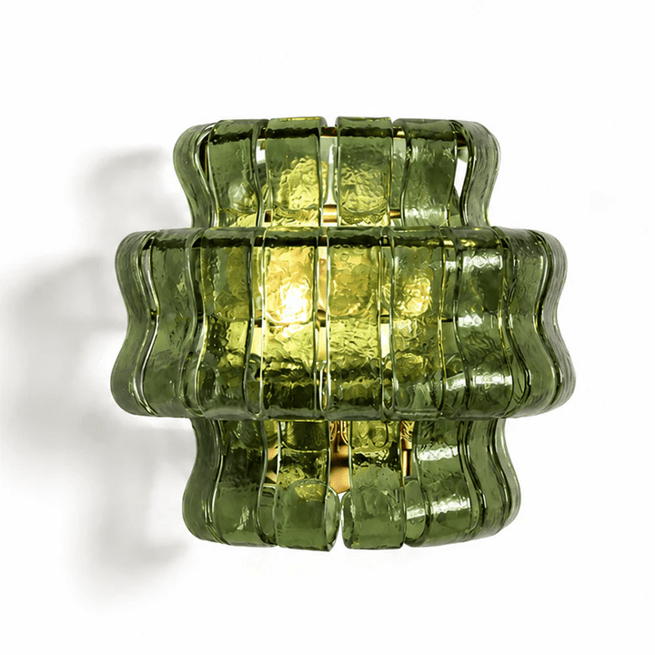 Valena Ripple Glass Wall Sconce