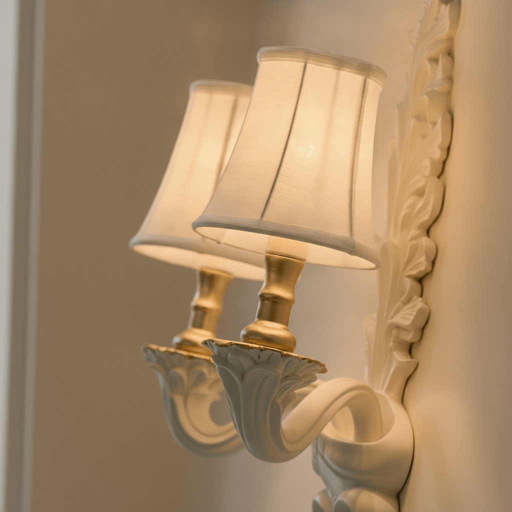 Amelie Resin Leaf Wall Sconce
