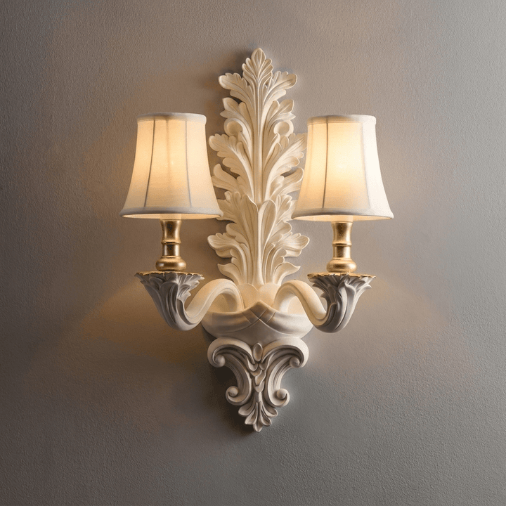 Amelie Resin Leaf Wall Sconce
