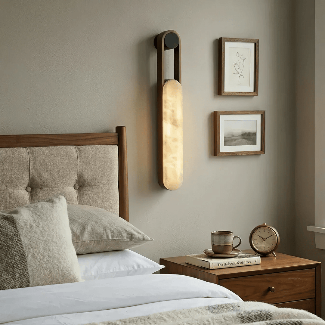 Norix Alabaster Frame Wall Light