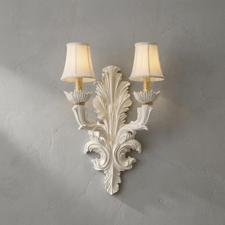 Amelie Resin Leaf Wall Sconce