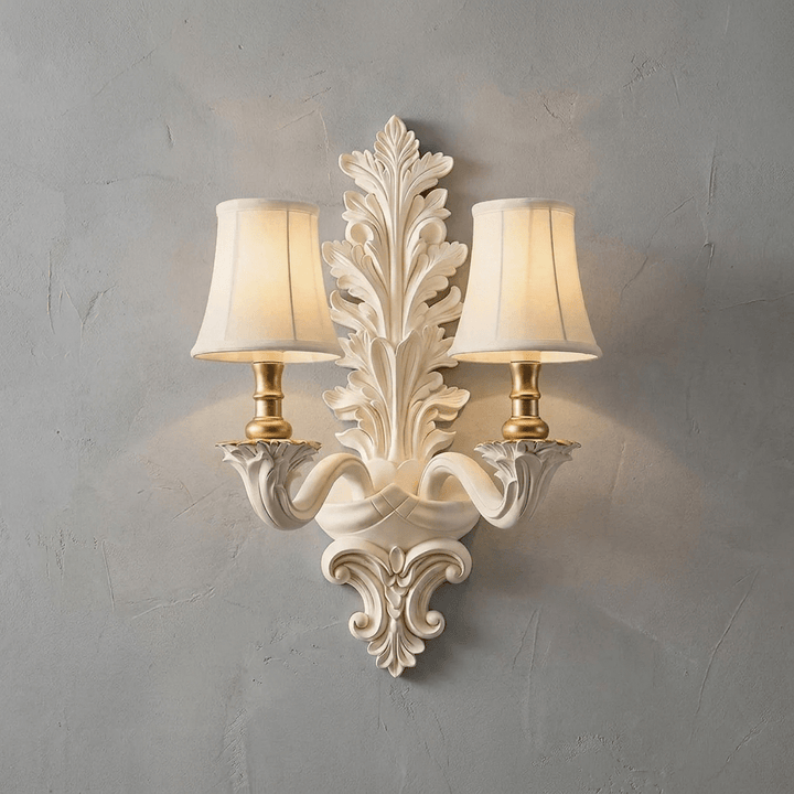 Amelie Resin Leaf Wall Sconce