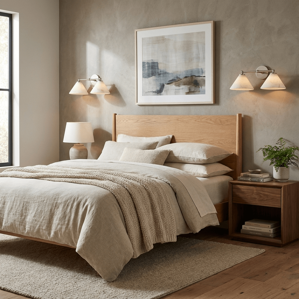 Aveline Alabaster Double Cone Wall Sconce