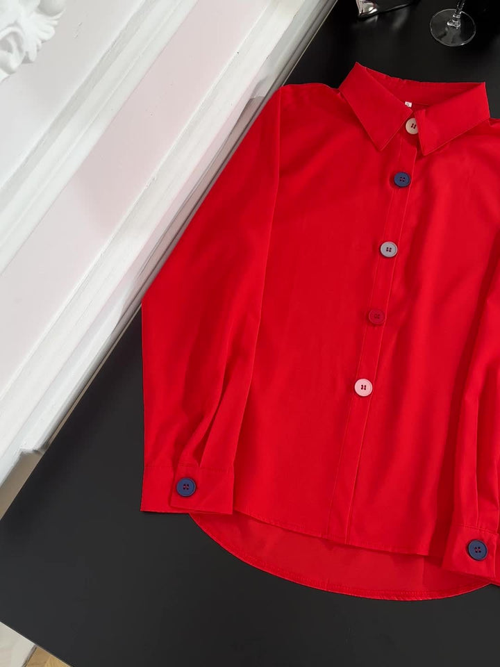 CHIQUE BLOUSE MET KNOPEN VOOR VROUWEN