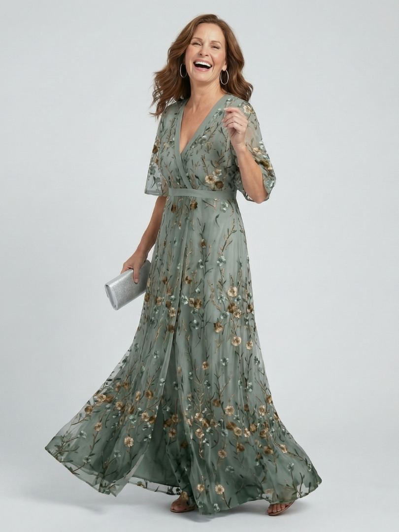 CHIQUE CHIFFON MIDIJURK VOOR VROUWEN