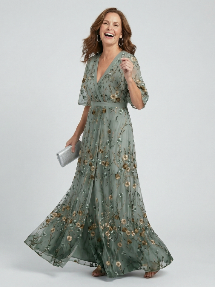 CHIQUE CHIFFON MIDIJURK VOOR VROUWEN