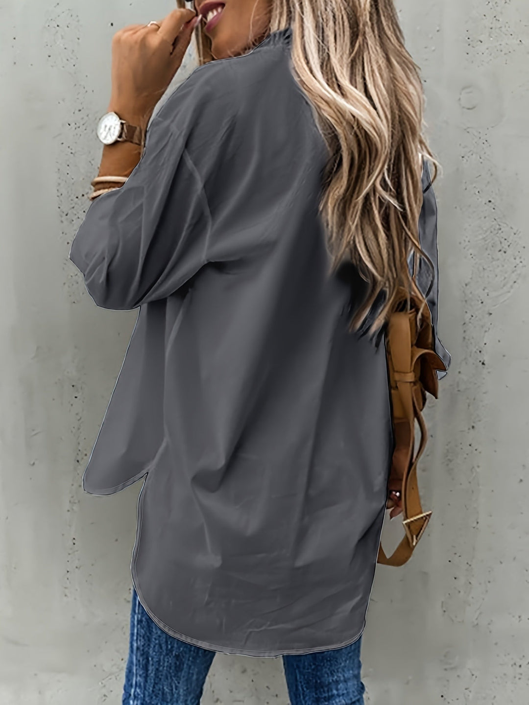 CHIQUE LANGERMIG SHIRT VOOR VROUWEN