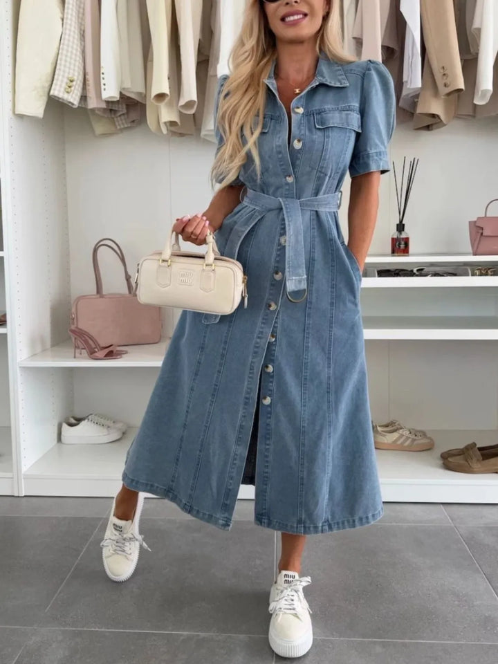 DENIM SHIRTJURK VOOR VROUWEN