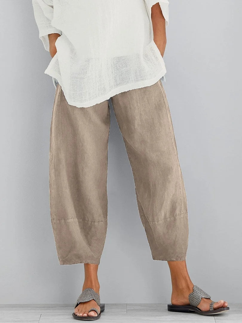 KATOENEN CROPBROEK VOOR VROUWEN