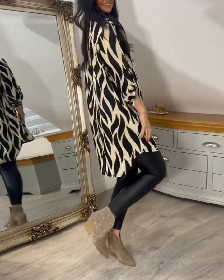 CHIQUE GEDRUKT BLOUSE VOOR VROUWEN