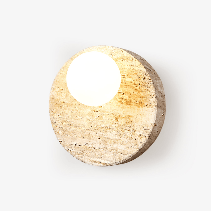 Sorella Travertine Sconce