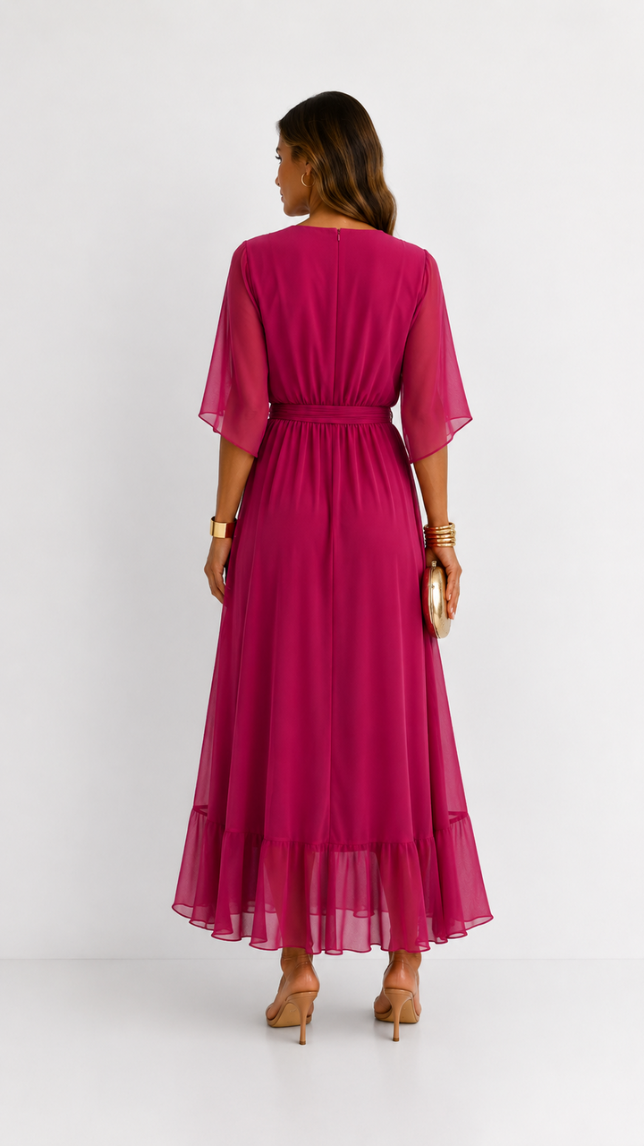 VOUWJURK VAN CHIFFON VOOR VROUWEN
