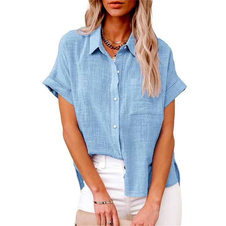 BLOUSE VAN LINNEN VOOR VROUWEN