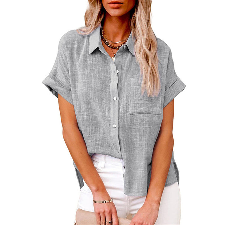 BLOUSE VAN LINNEN VOOR VROUWEN