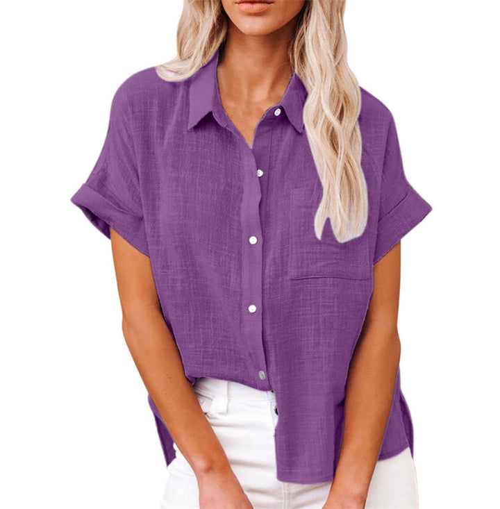 BLOUSE VAN LINNEN VOOR VROUWEN
