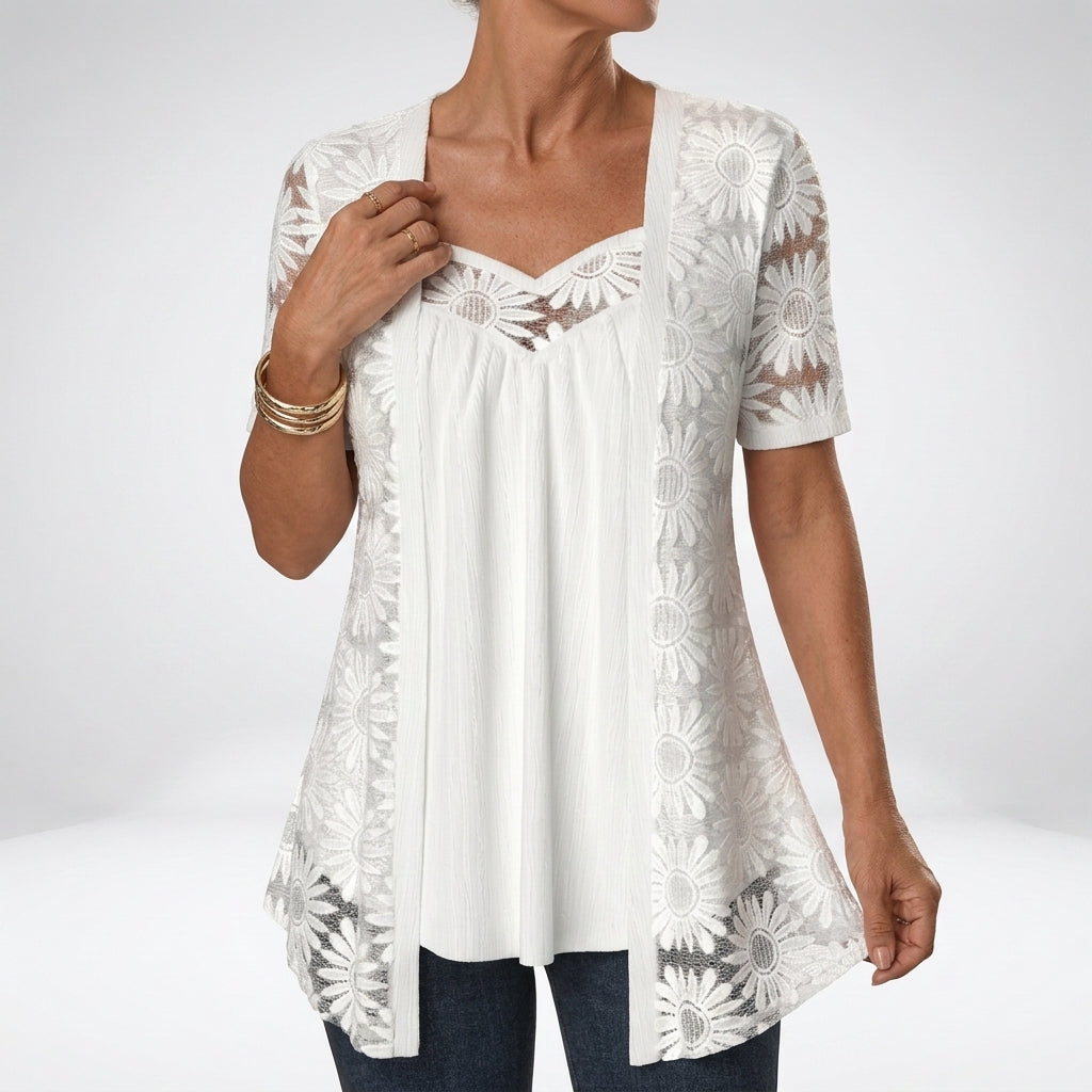 KANTEN BLOUSE VOOR VROUWEN