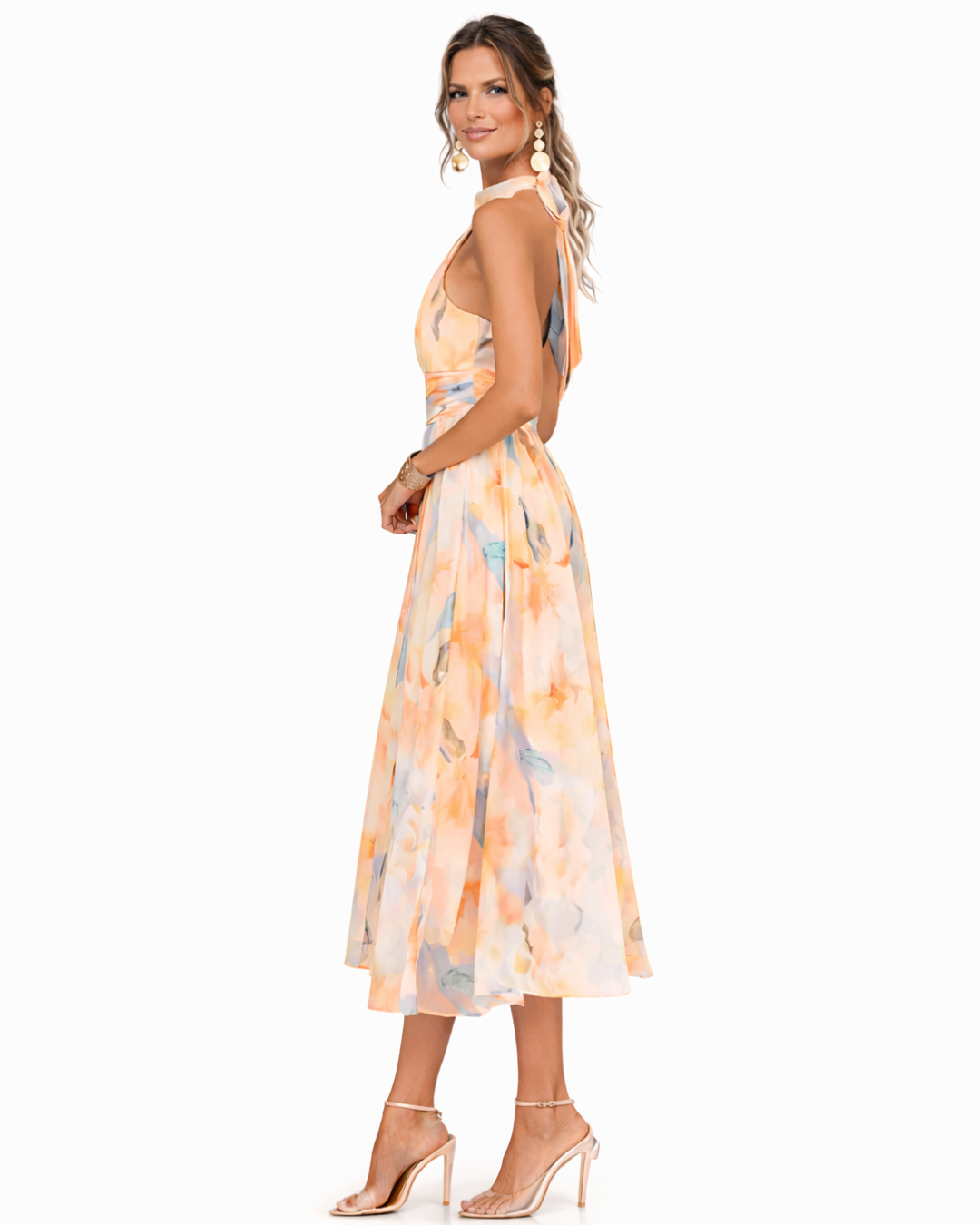 BLOEMENPATROON CHIFFONJURK VOOR VROUWEN