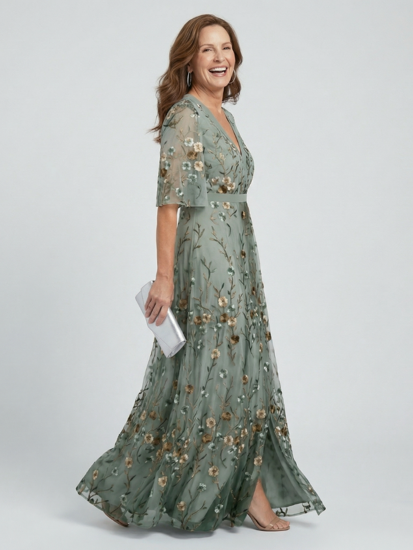 CHIQUE CHIFFON MIDIJURK VOOR VROUWEN
