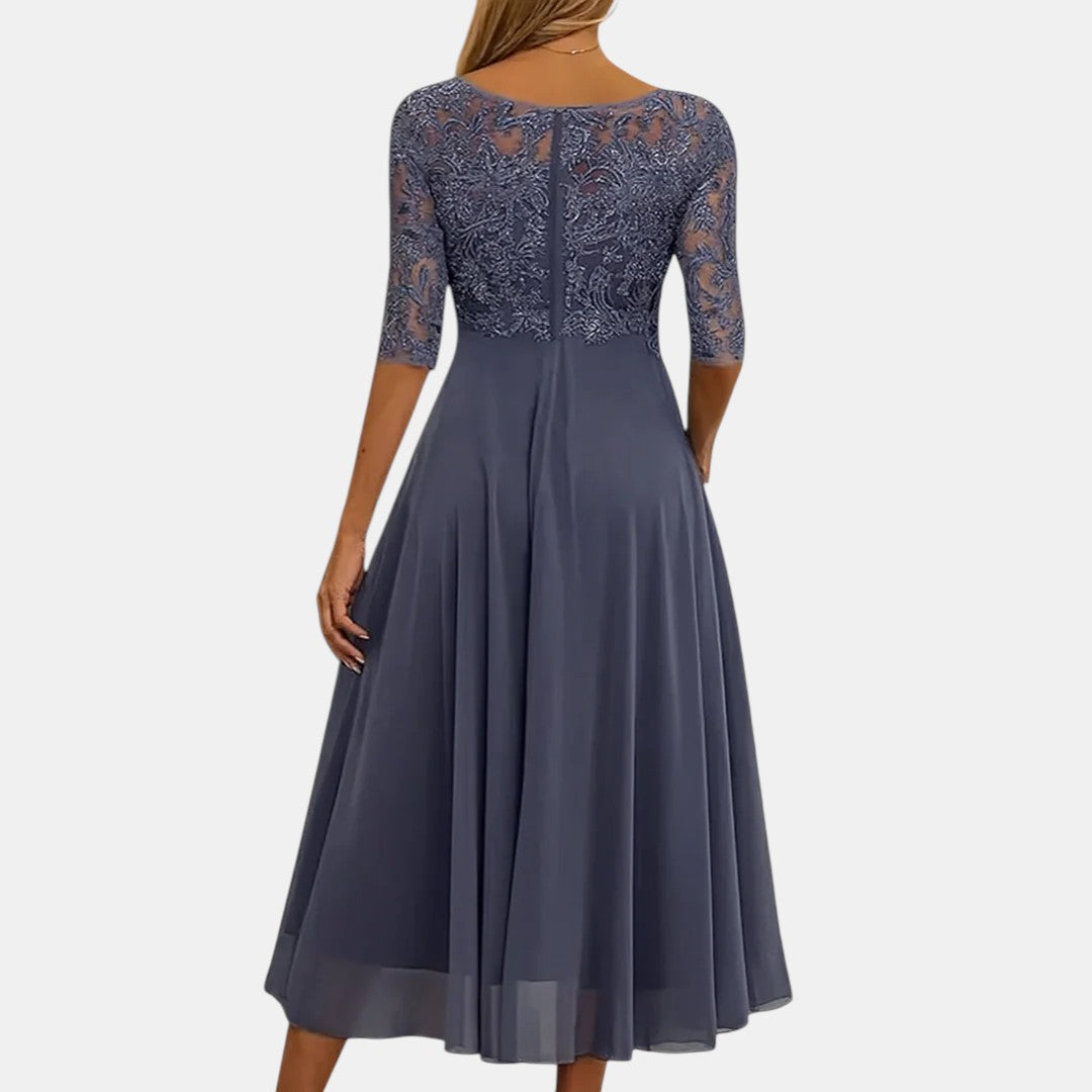 ELEGANTE KANTEN JURK VOOR VROUWEN