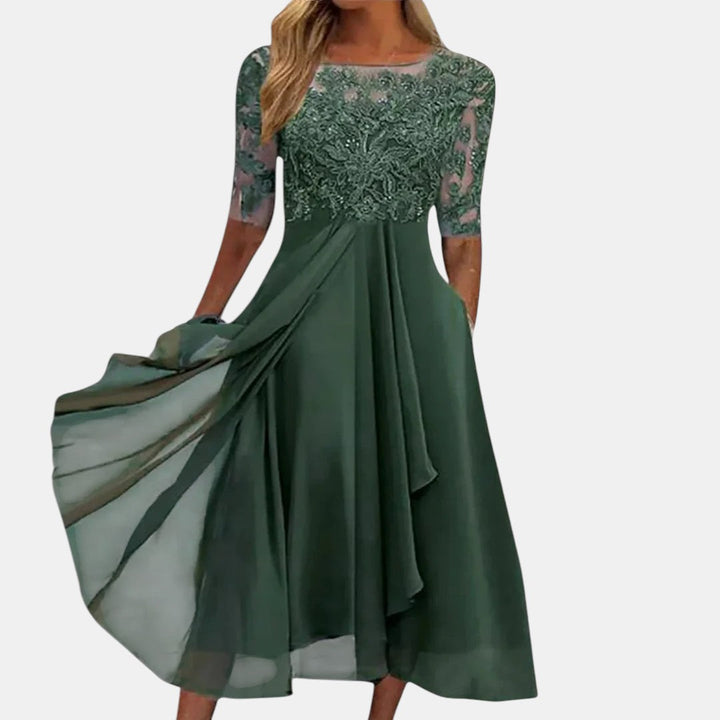 ELEGANTE KANTEN JURK VOOR VROUWEN