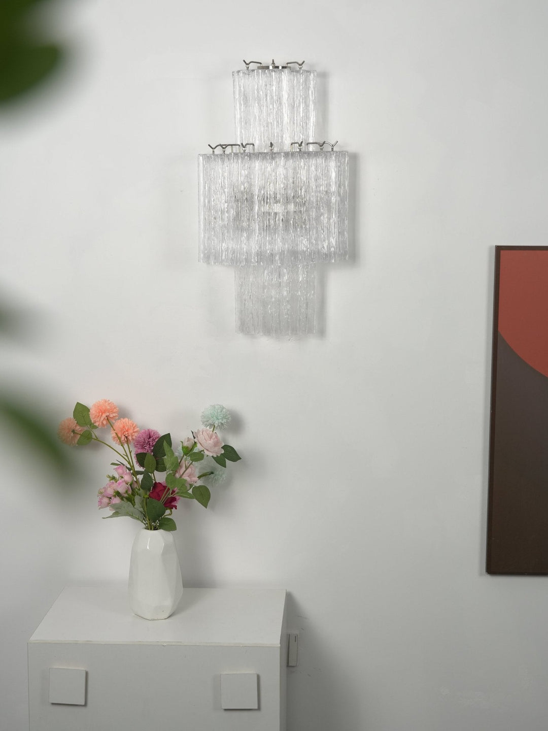 Glacier Tier Glass Wall Light