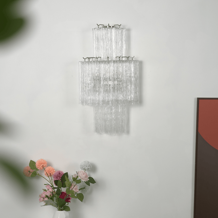 Glacier Tier Glass Wall Light