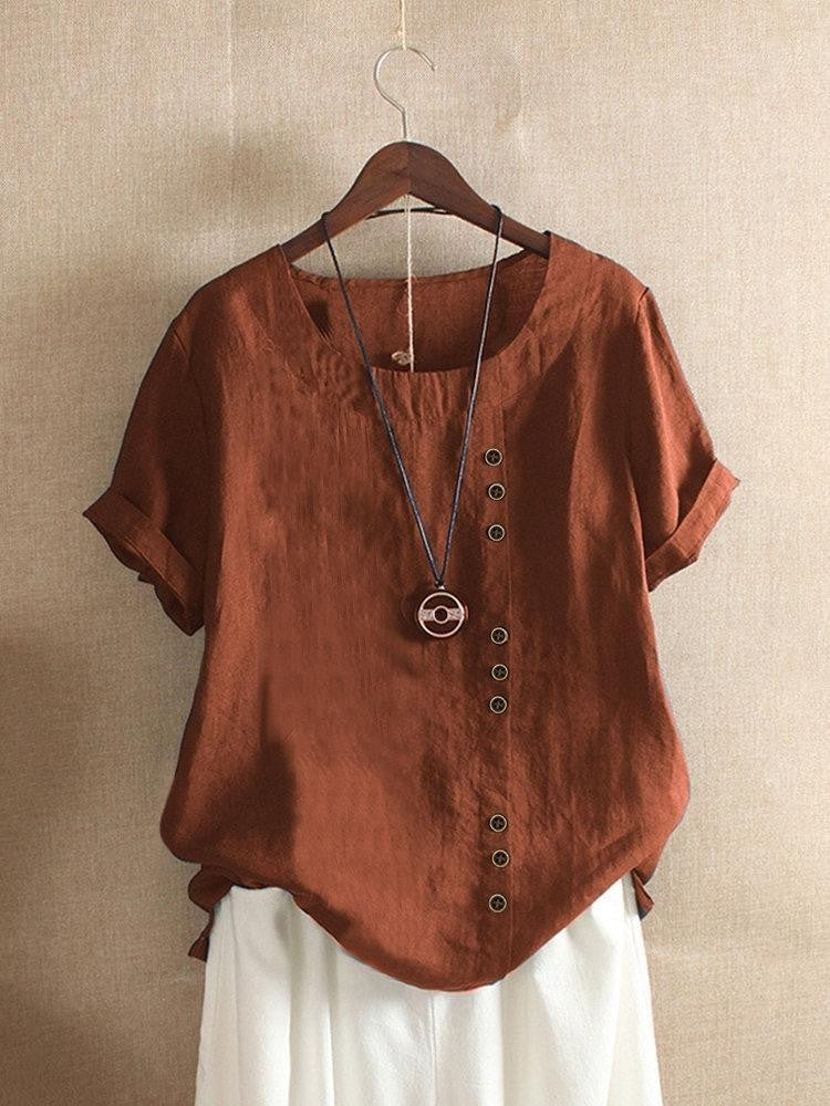KATOENEN BLOUSE VOOR VROUWEN