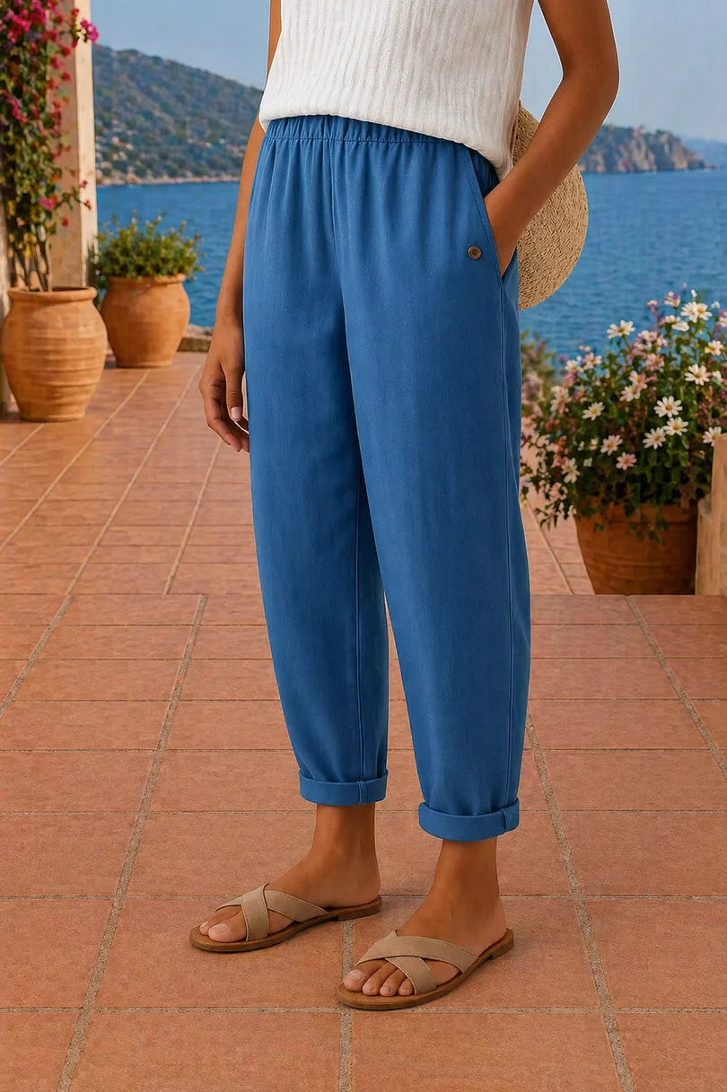 CHIQUE ZOMER LINEN BROEKEN VOOR VROUWEN