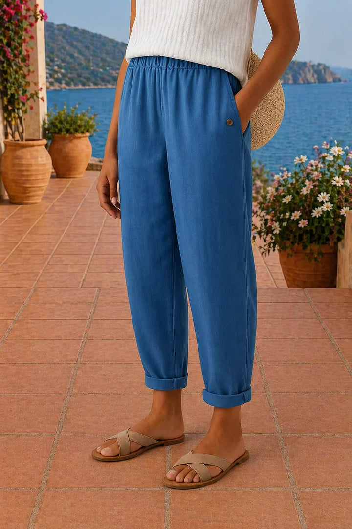 CHIQUE ZOMER LINEN BROEKEN VOOR VROUWEN