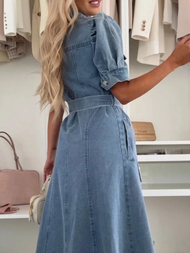 DENIM SHIRTJURK VOOR VROUWEN