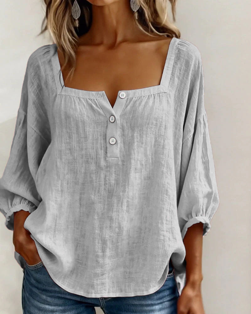 LINNEN BLOUSE VOOR VROUWEN