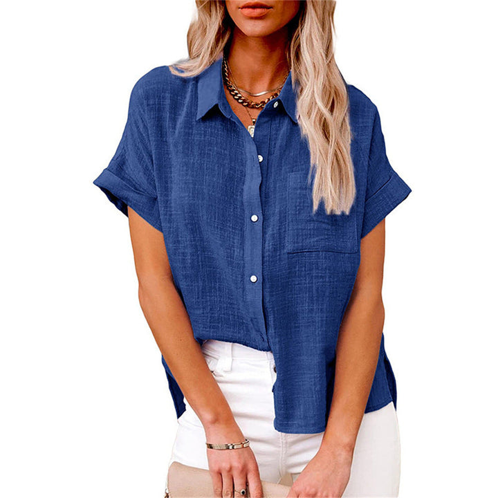 BLOUSE VAN LINNEN VOOR VROUWEN
