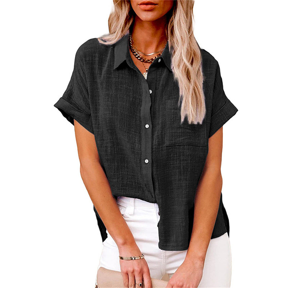 BLOUSE VAN LINNEN VOOR VROUWEN