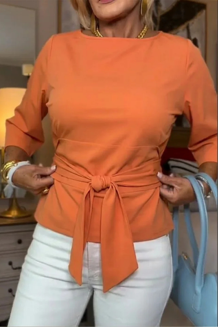 MINIMALISTISCHE CHIQUE BLOUSE VOOR VROUWEN