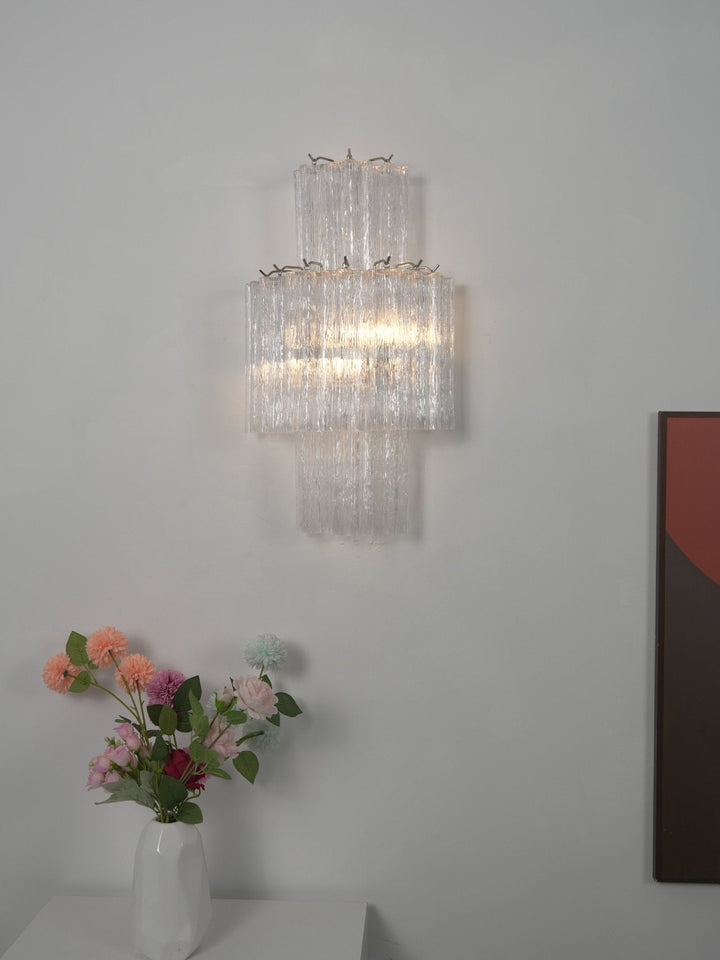 Glacier Tier Glass Wall Light