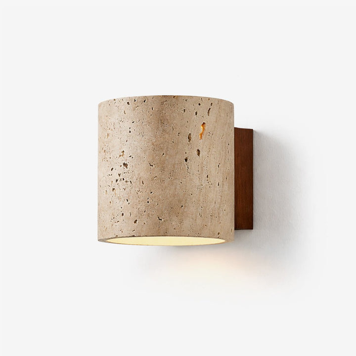 Tavian Travertine Wall Lamp
