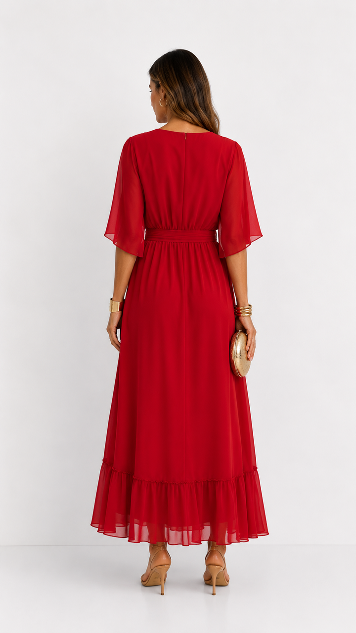 VOUWJURK VAN CHIFFON VOOR VROUWEN