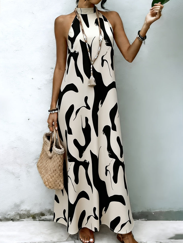 MAXI HALTERJURK CHIC VOOR VROUWEN