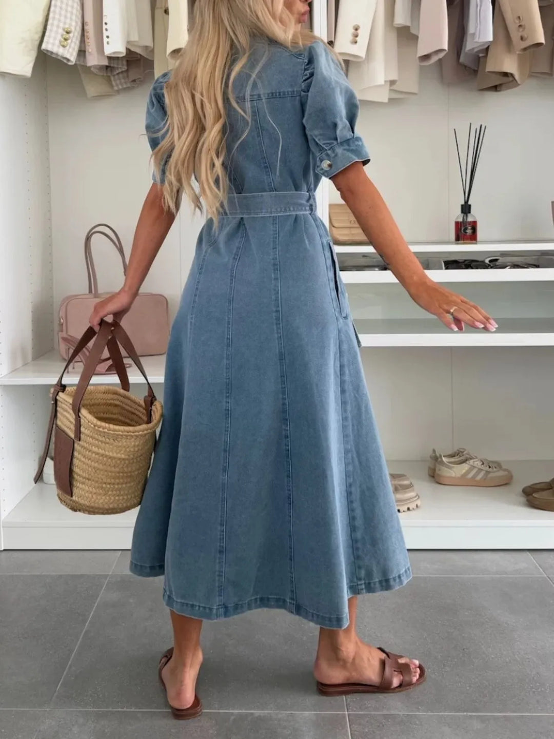 DENIM SHIRTJURK VOOR VROUWEN