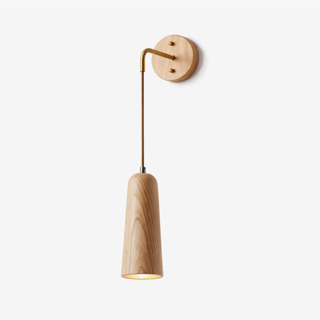 Norvyn Wood Drop Wall Lamp