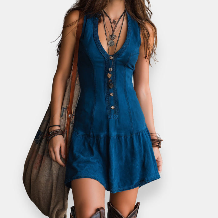 ZOMERSE BOHEMIAN JURK VOOR DAMES