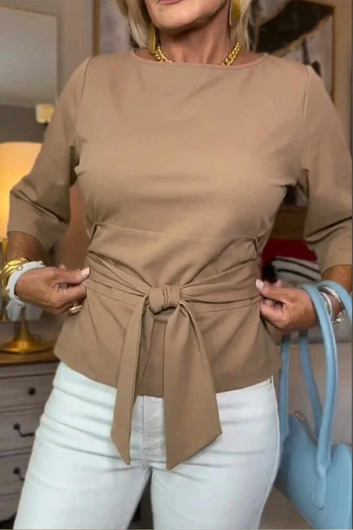 MINIMALISTISCHE CHIQUE BLOUSE VOOR VROUWEN
