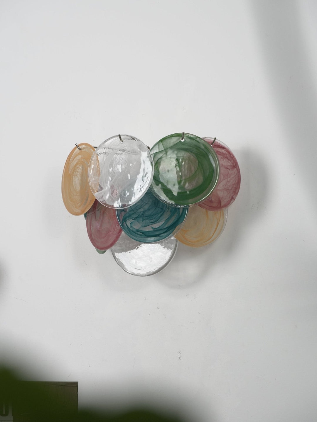 Lunaria Disc Glass Wall Lamp