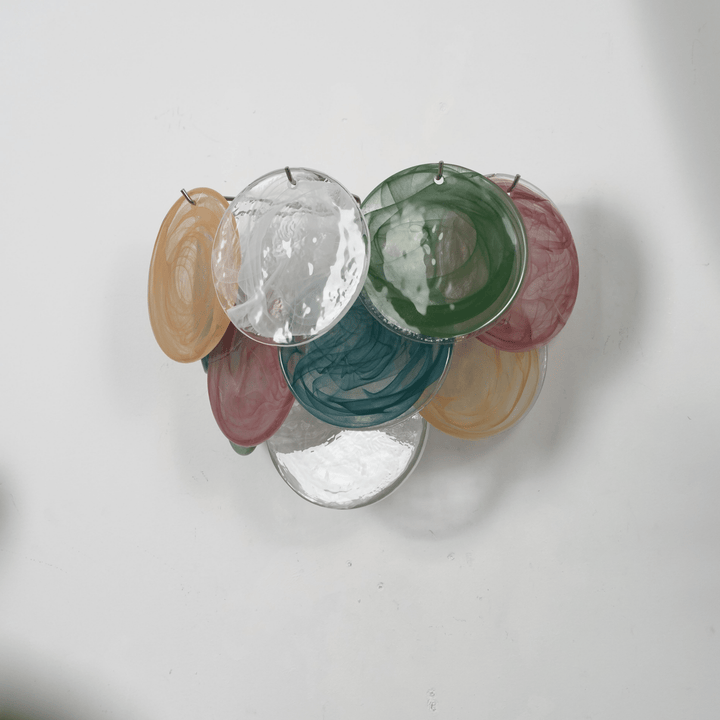 Lunaria Disc Glass Wall Lamp