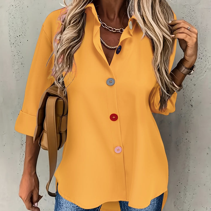 CHIQUE BLOUSE MET KNOPEN VOOR VROUWEN