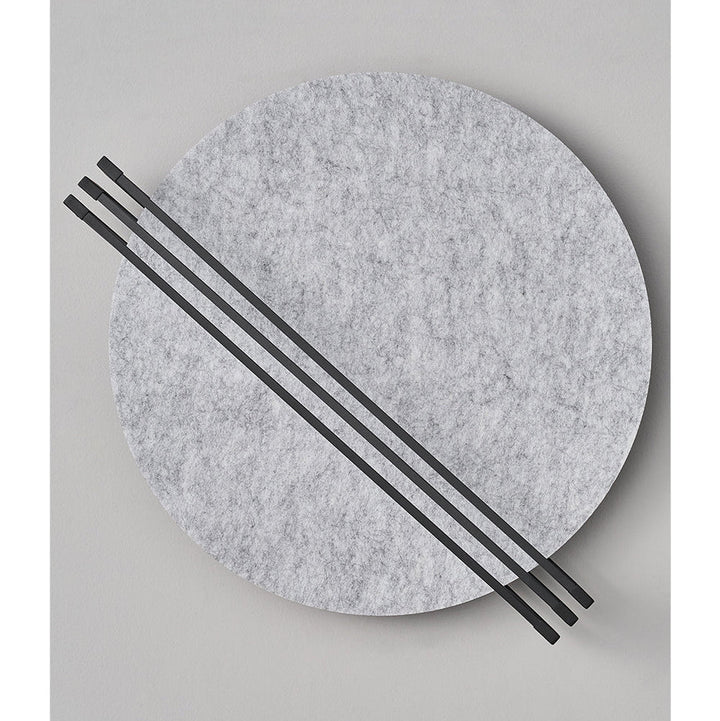 Abstract Sunrise Felt Wall Sconce
